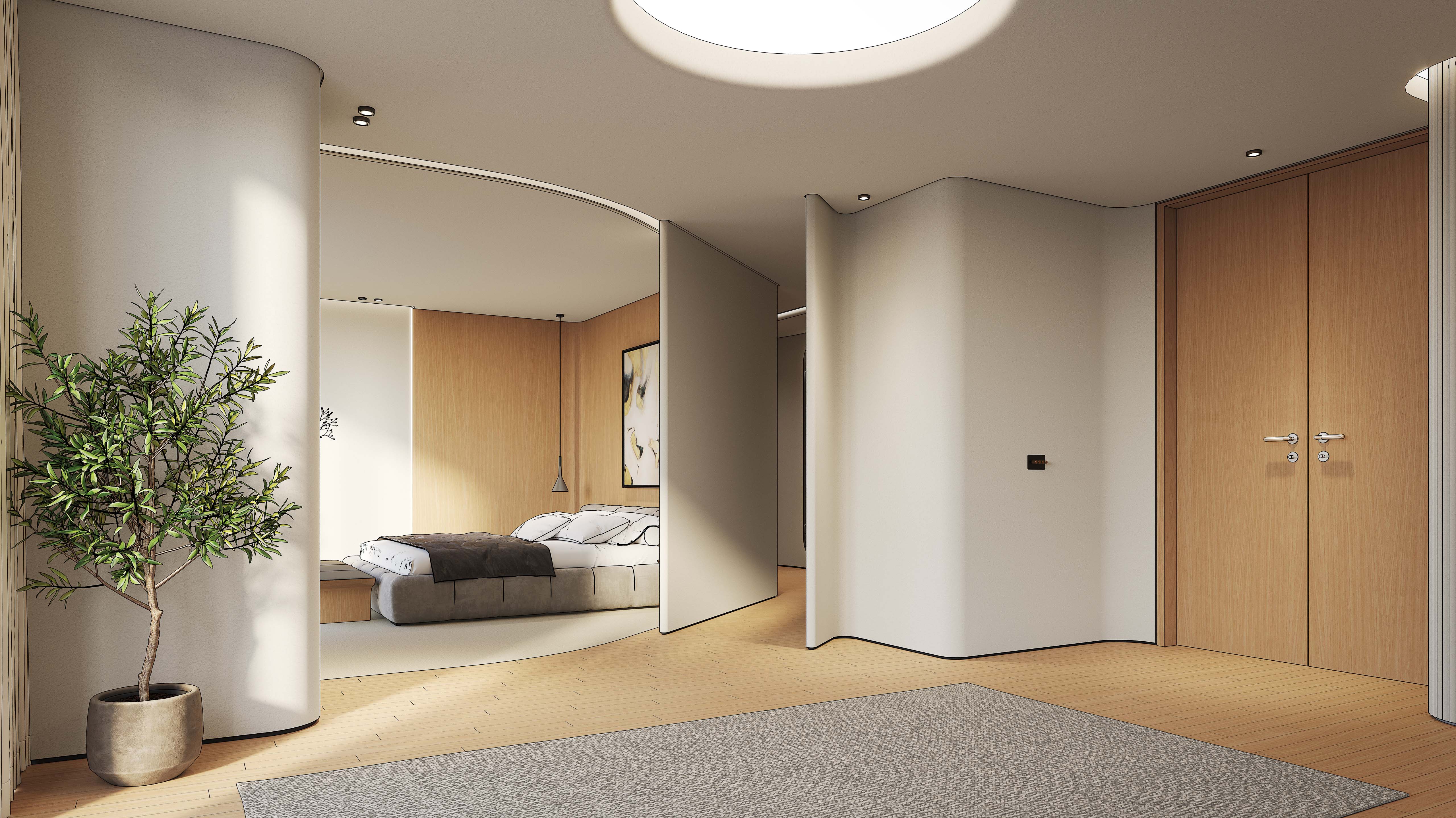 B 36 APT., Botanica, Interior, 2023