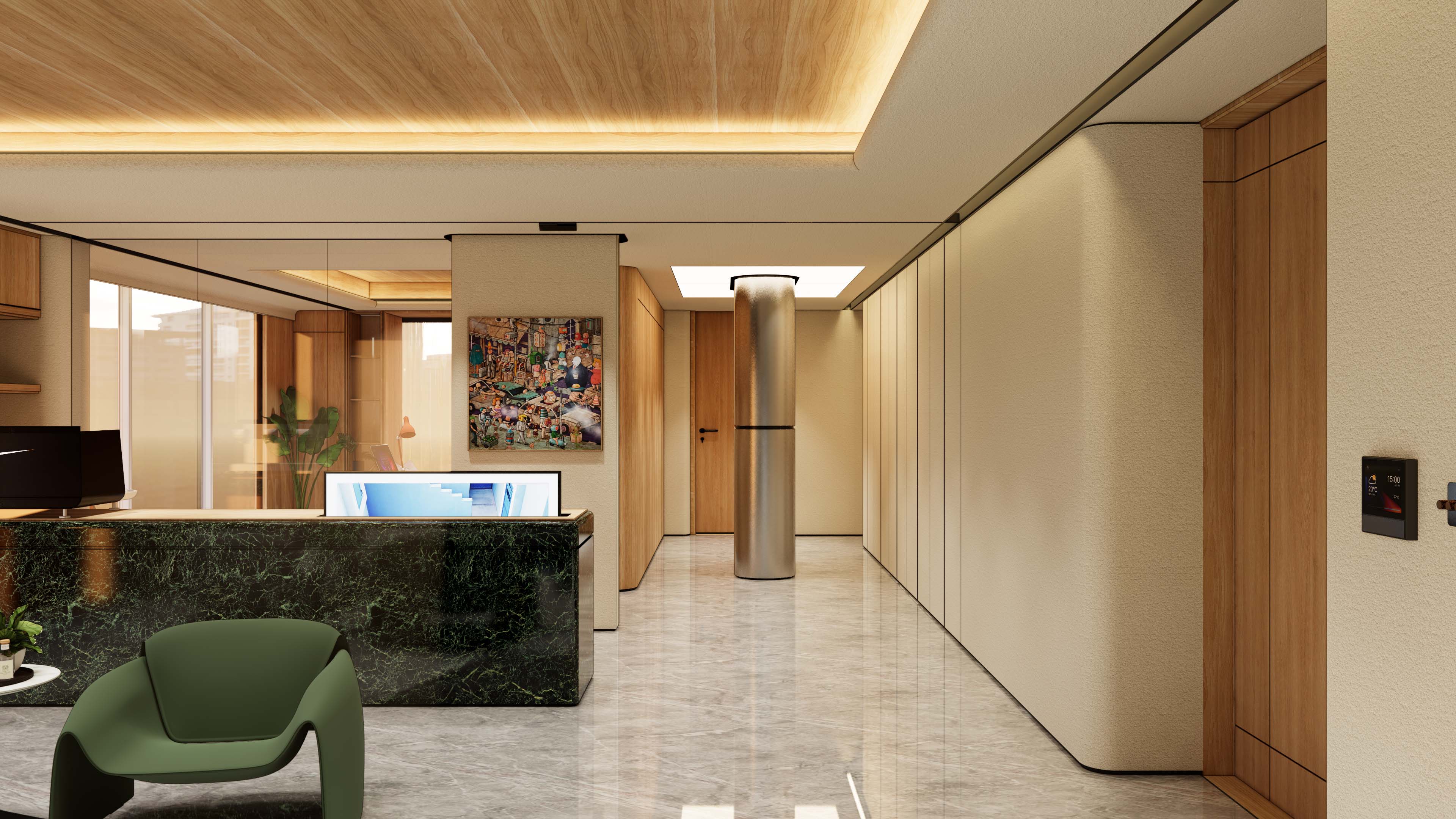 B 36 APT., Botanica, Interior, 2023