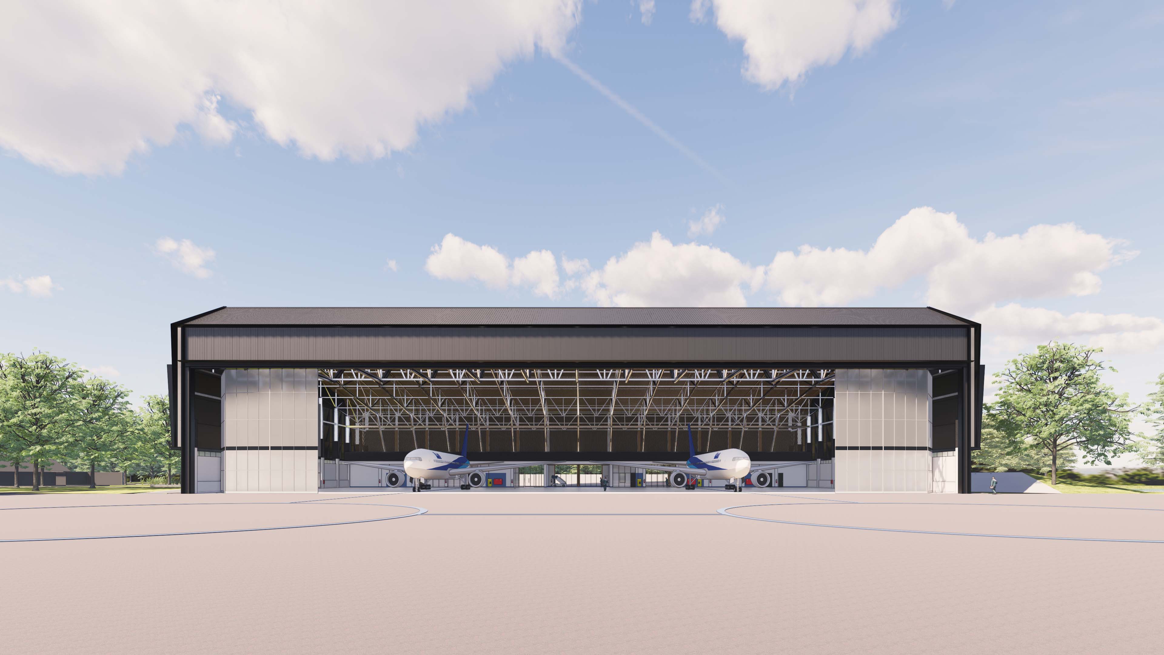 HHI JET GARAGE, Halim Perdana Kusuma, Architecture, Interior, Ongoing