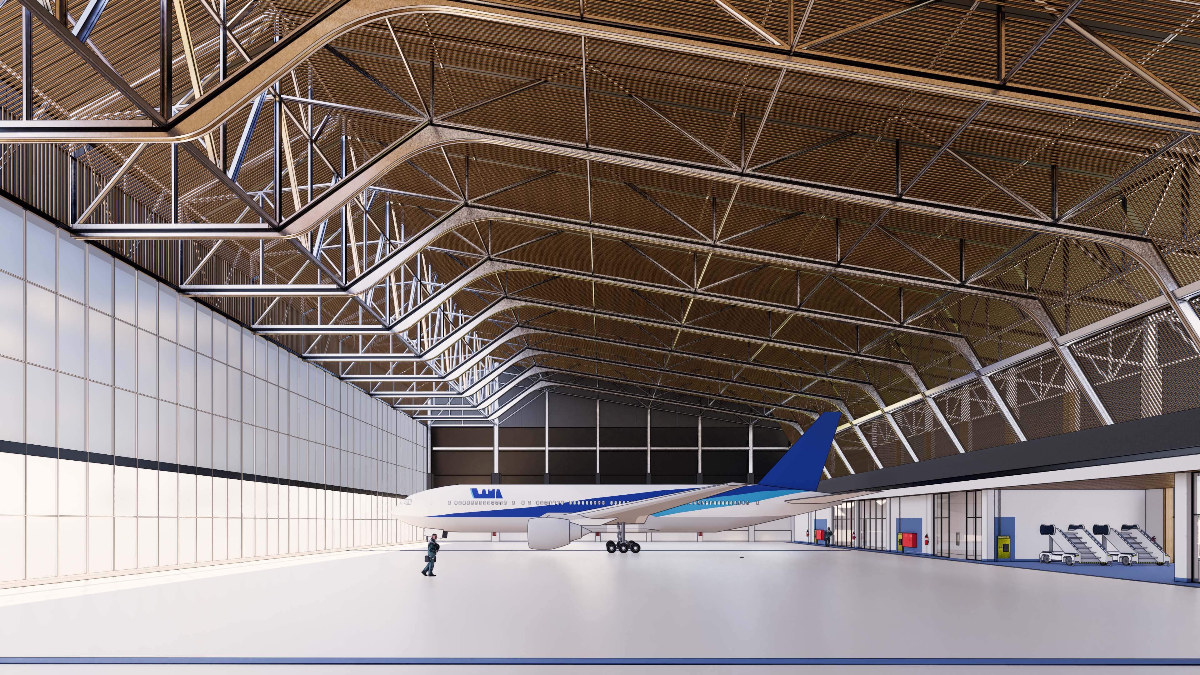 HHI JET GARAGE, Halim Perdana Kusuma, Architecture, Interior, Ongoing