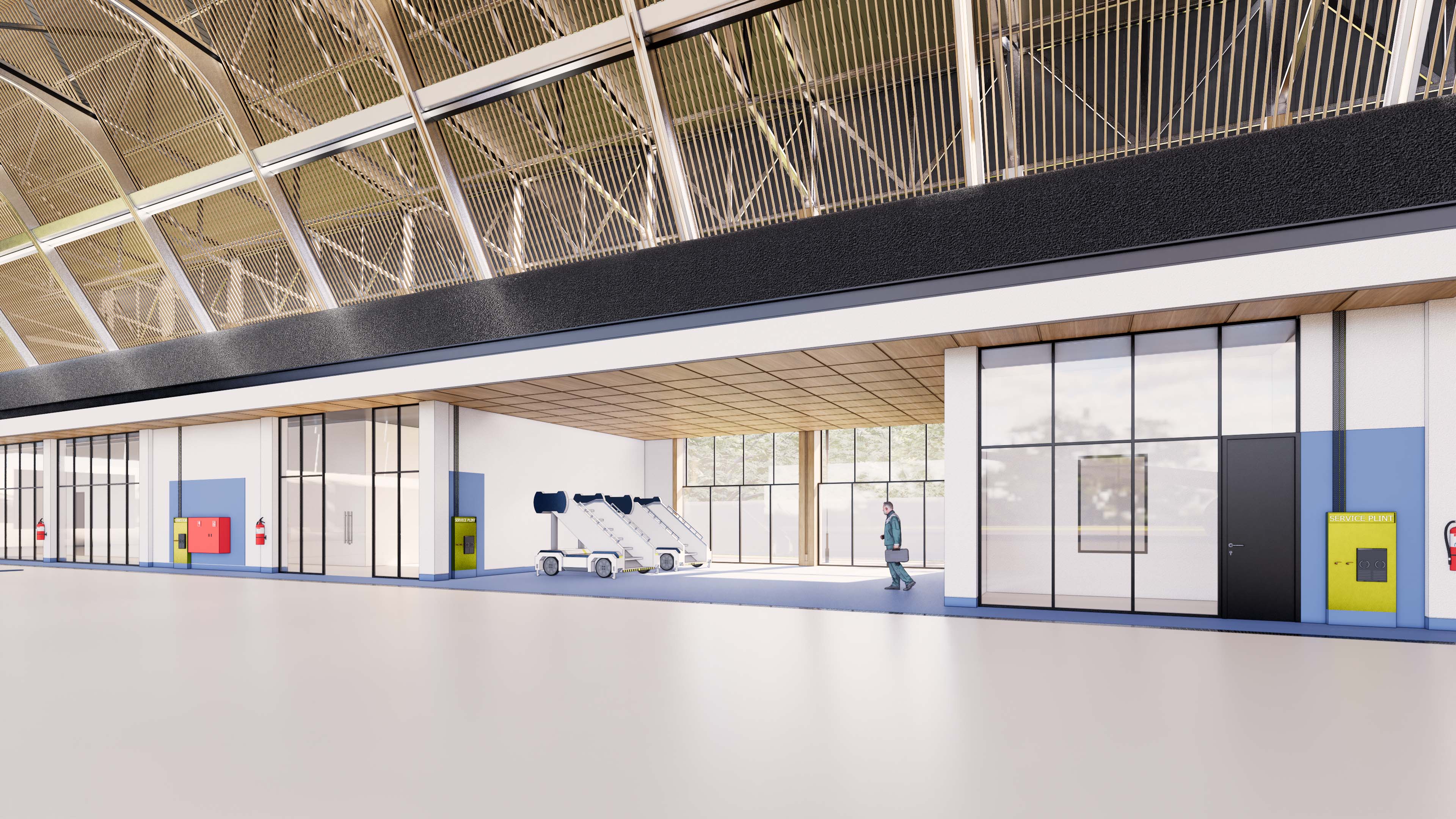 HHI JET GARAGE, Halim Perdana Kusuma, Architecture, Interior, Ongoing