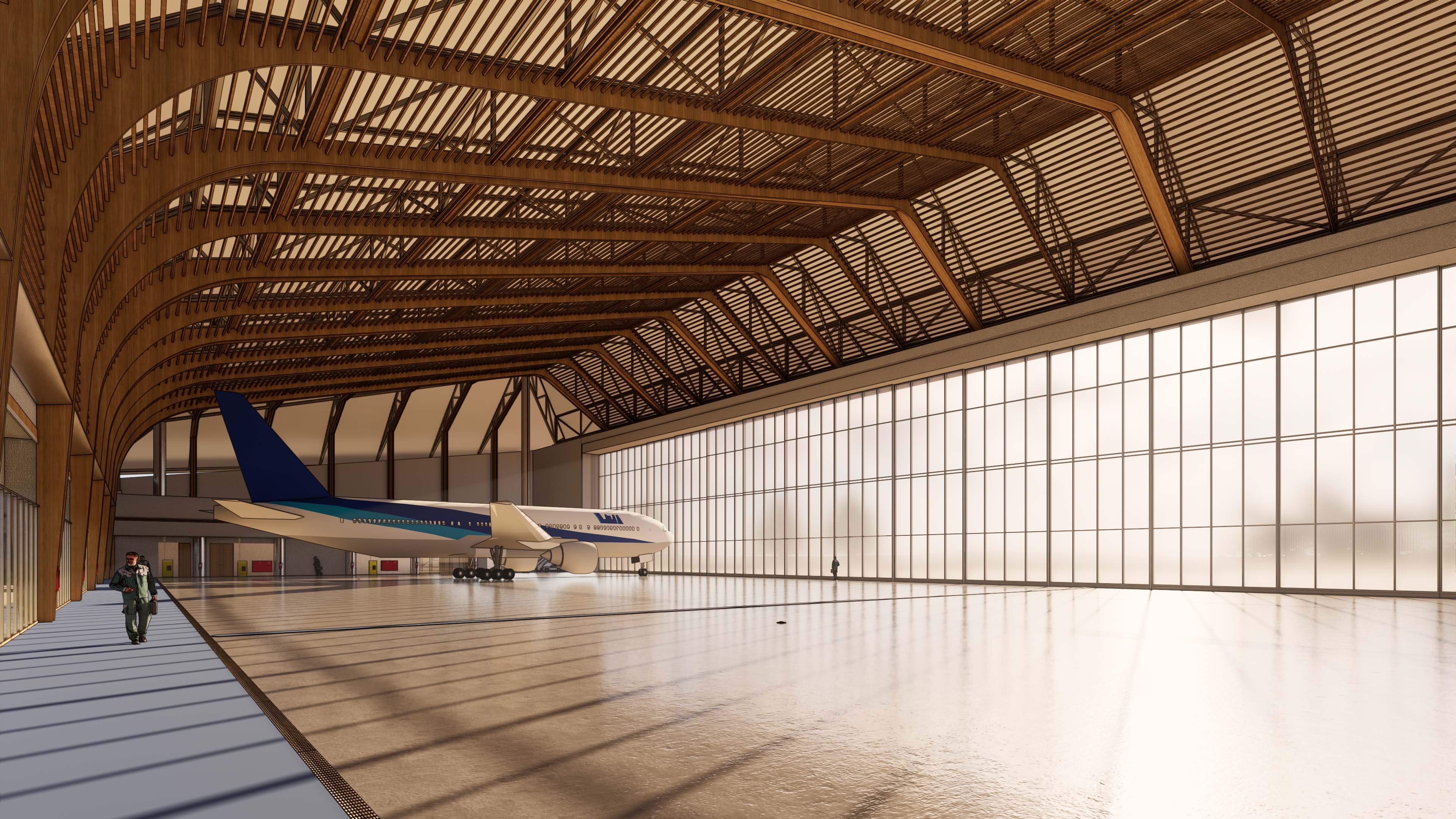 HHI JET GARAGE, Halim Perdana Kusuma, Architecture, Interior, Ongoing