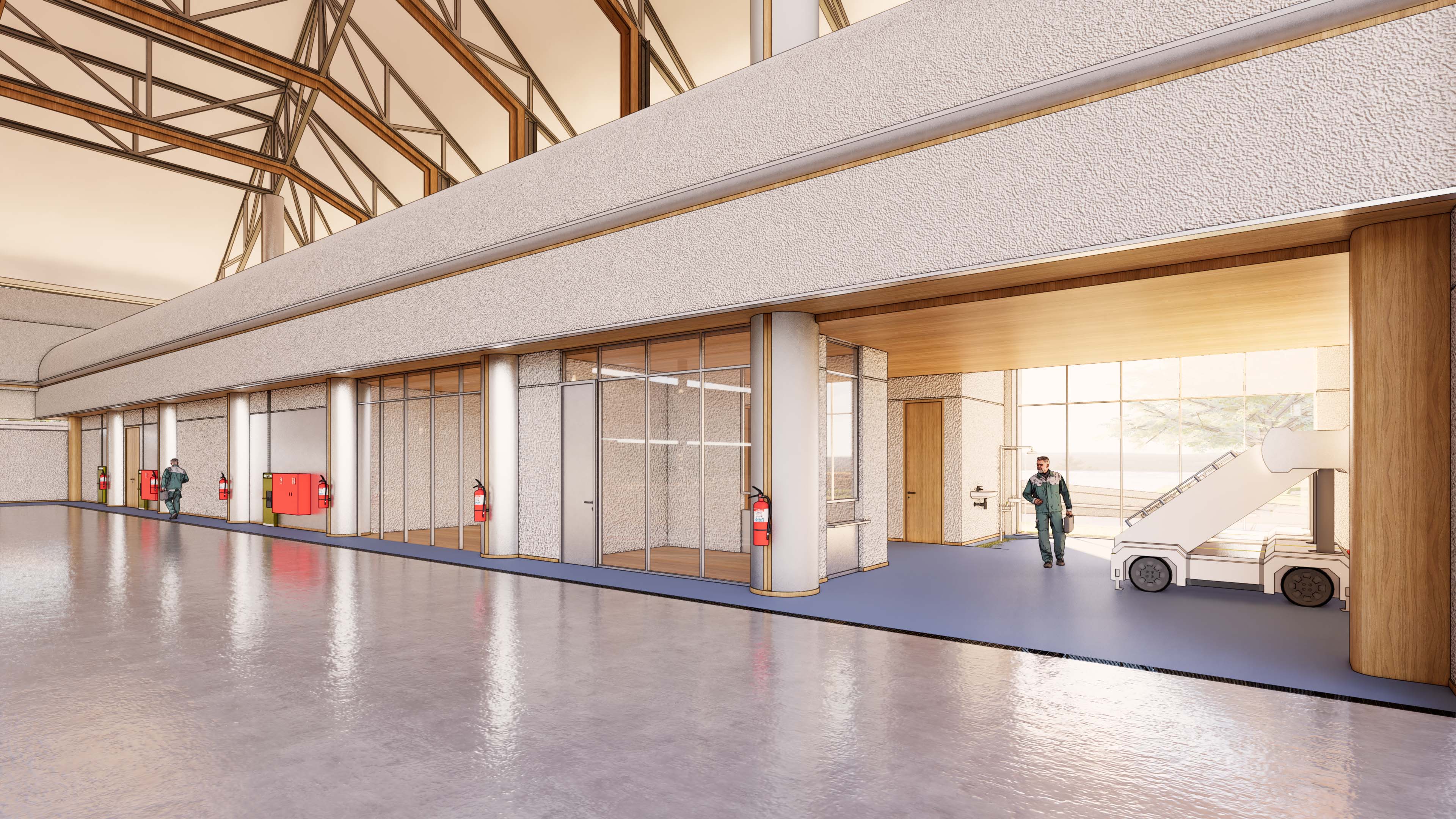 HHI JET GARAGE, Halim Perdana Kusuma, Architecture, Interior, Ongoing