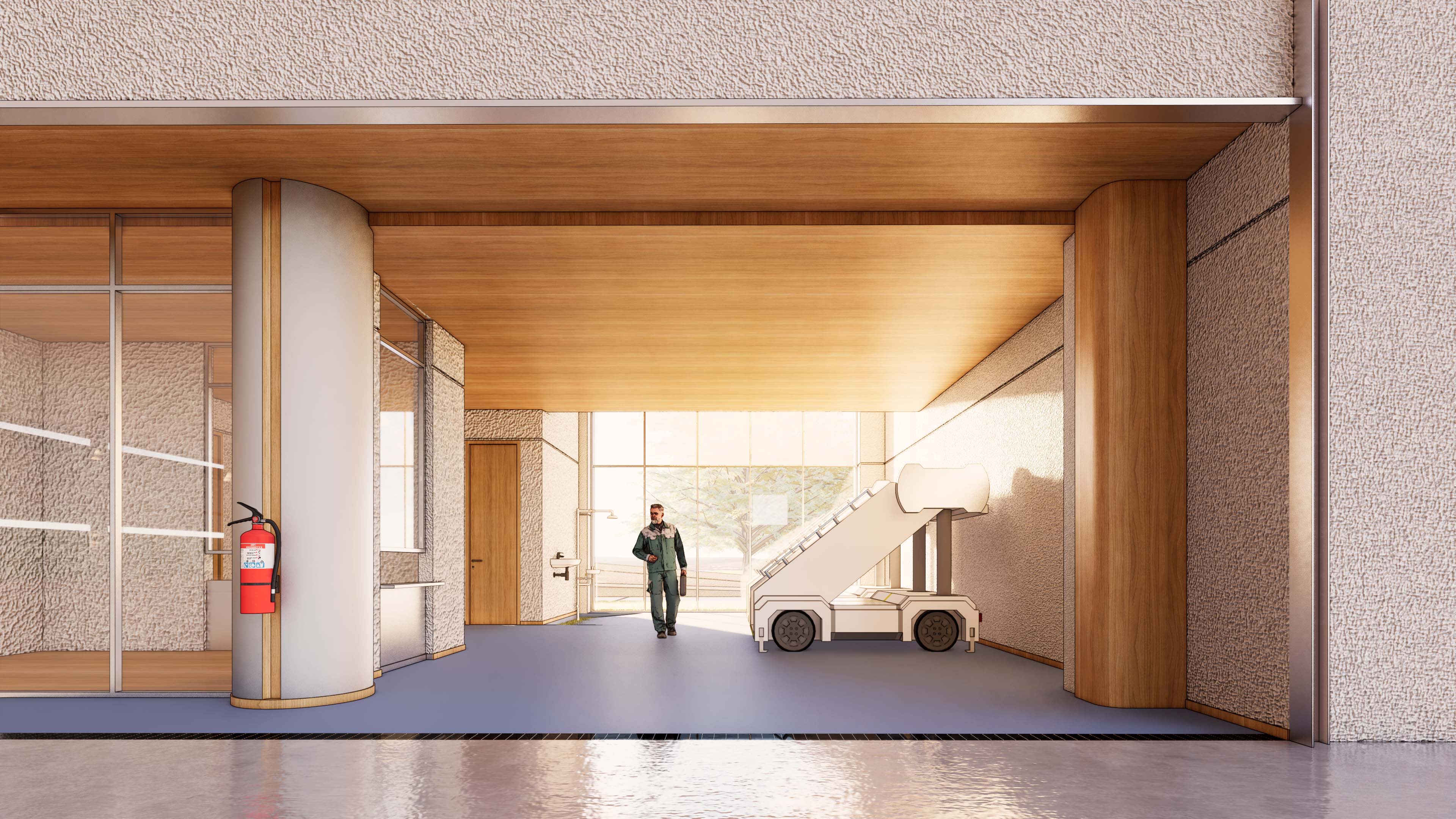 HHI JET GARAGE, Halim Perdana Kusuma, Architecture, Interior, Ongoing