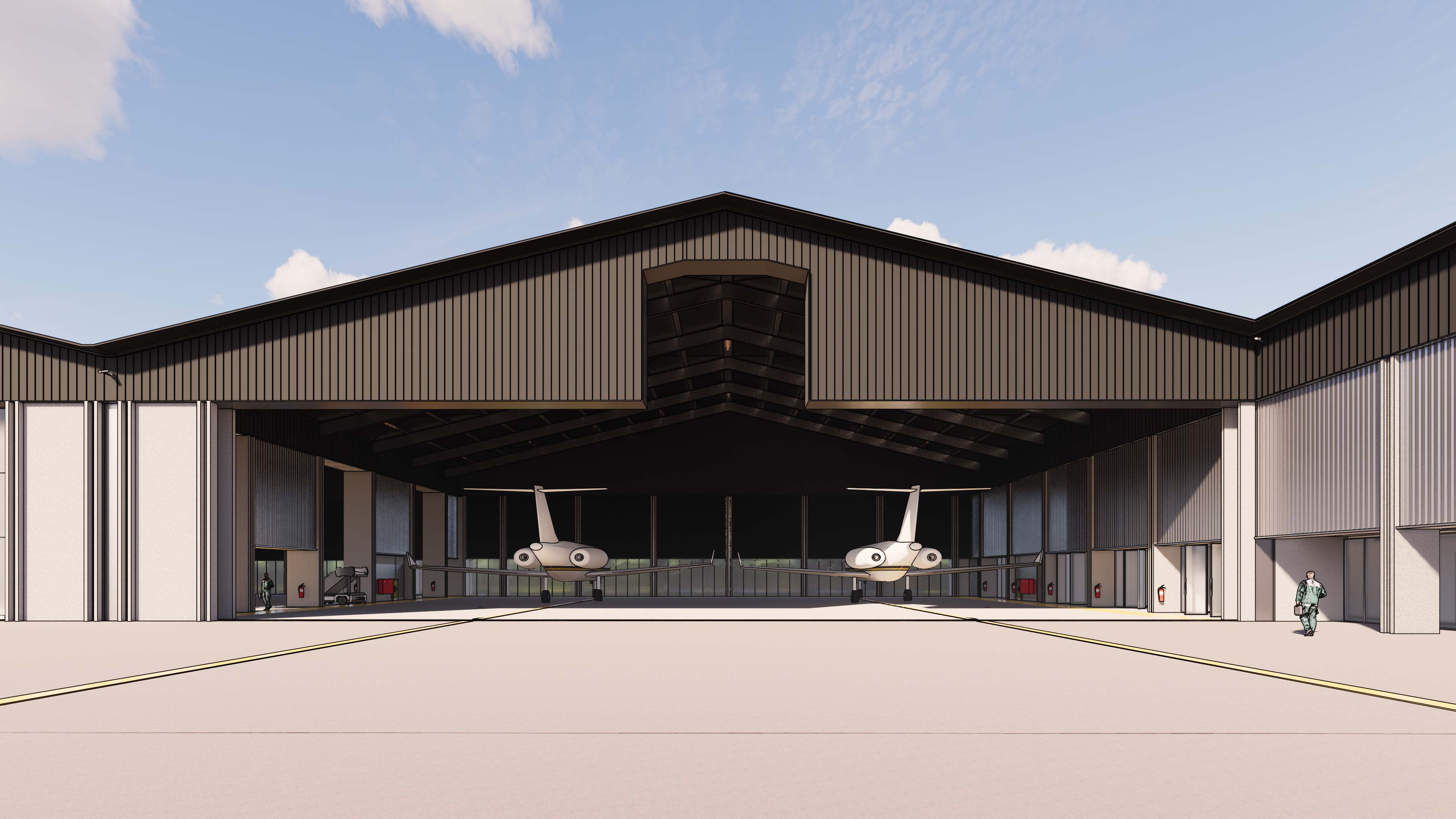 HHI JET GARAGE, Halim Perdana Kusuma, Architecture, Interior, Ongoing