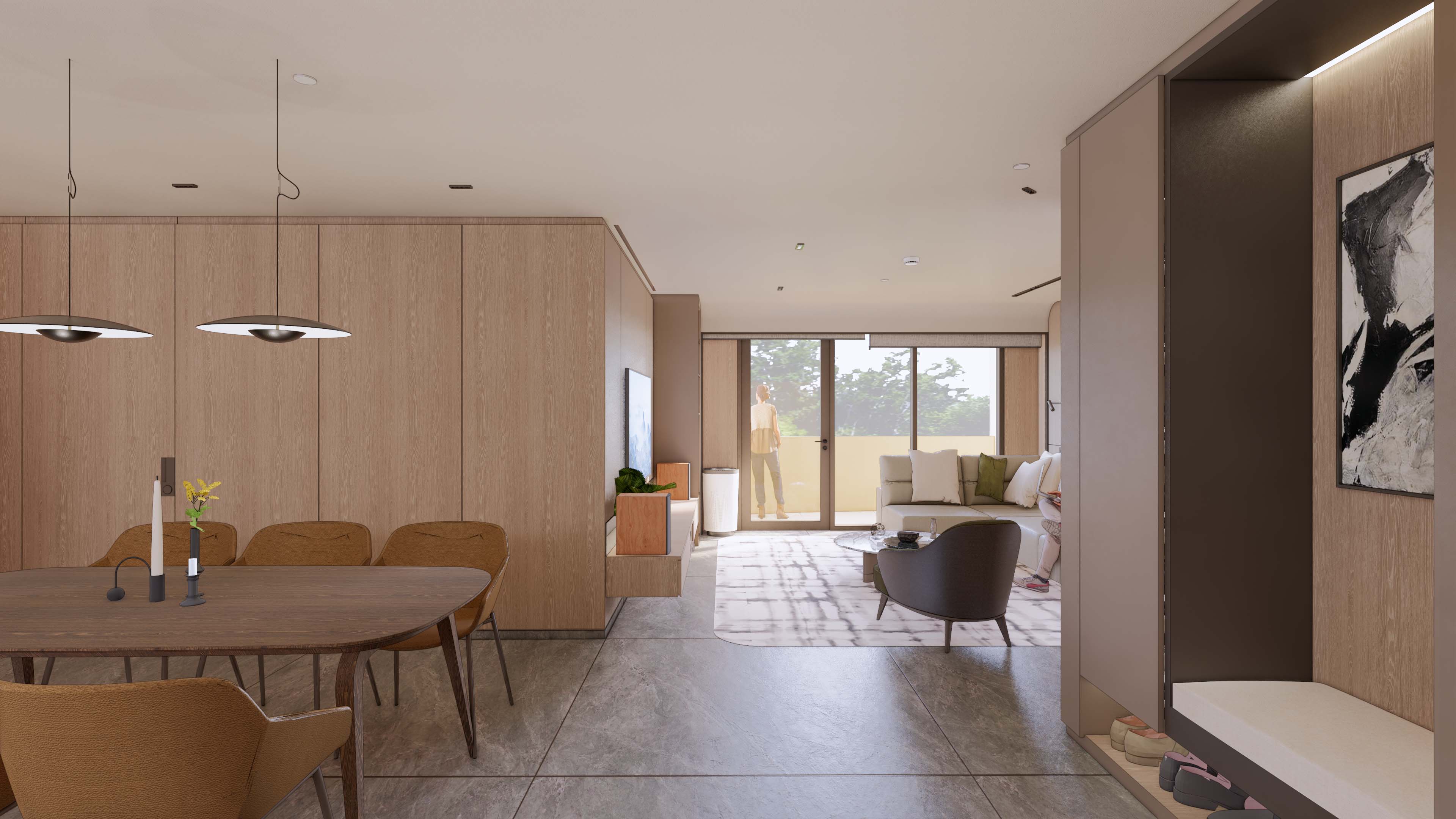 JF APT., Kusuma Chandra SCBD, Architecture, Interior, Ongoing