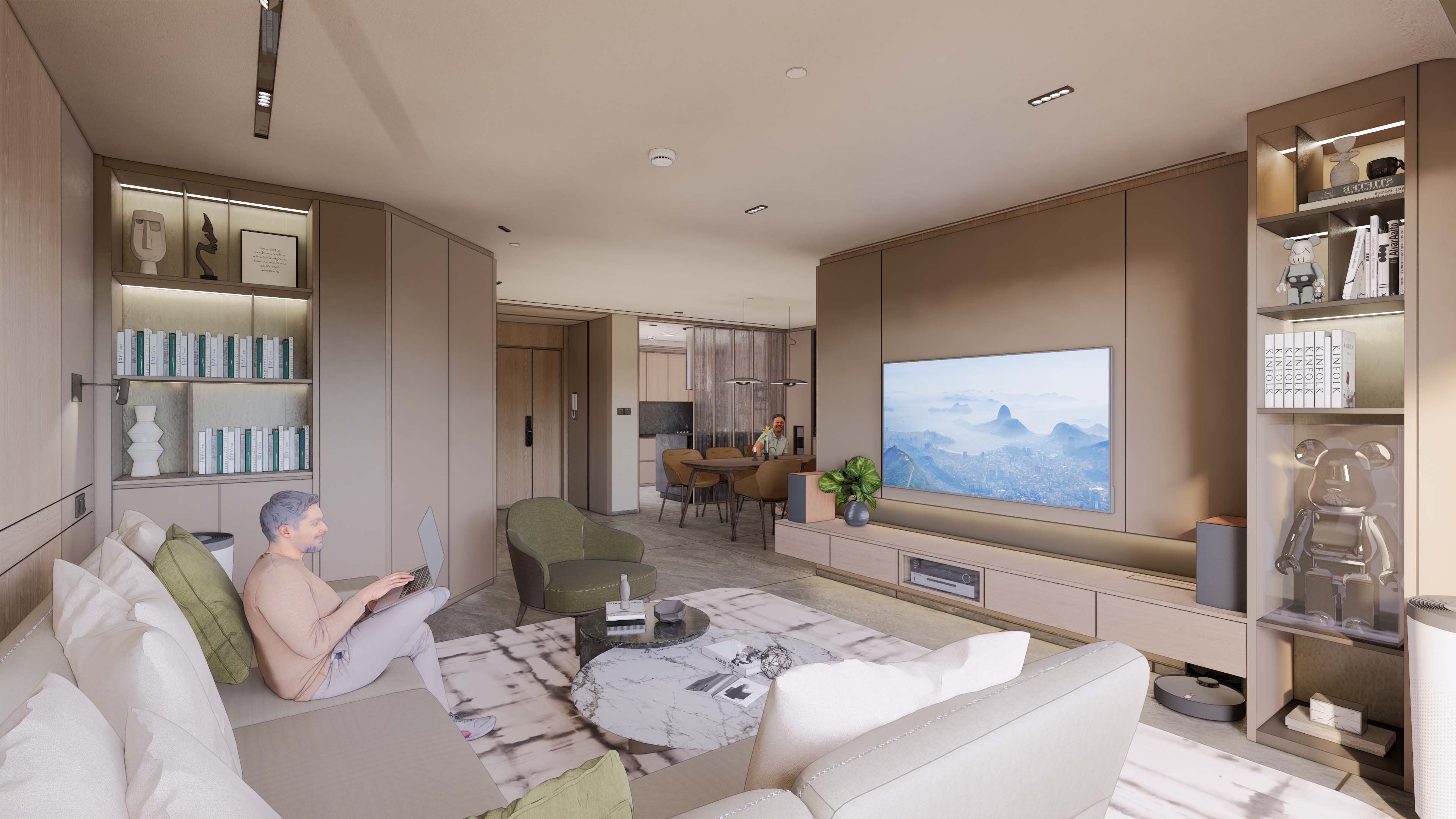 JF APT., Kusuma Chandra SCBD, Architecture, Interior, Ongoing