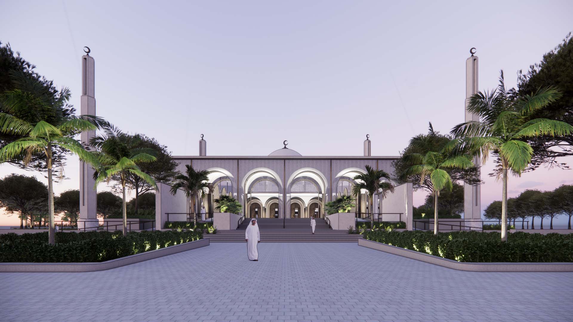 HI MOSQUE, Batulicin, Architecture, Interior, Conceptual