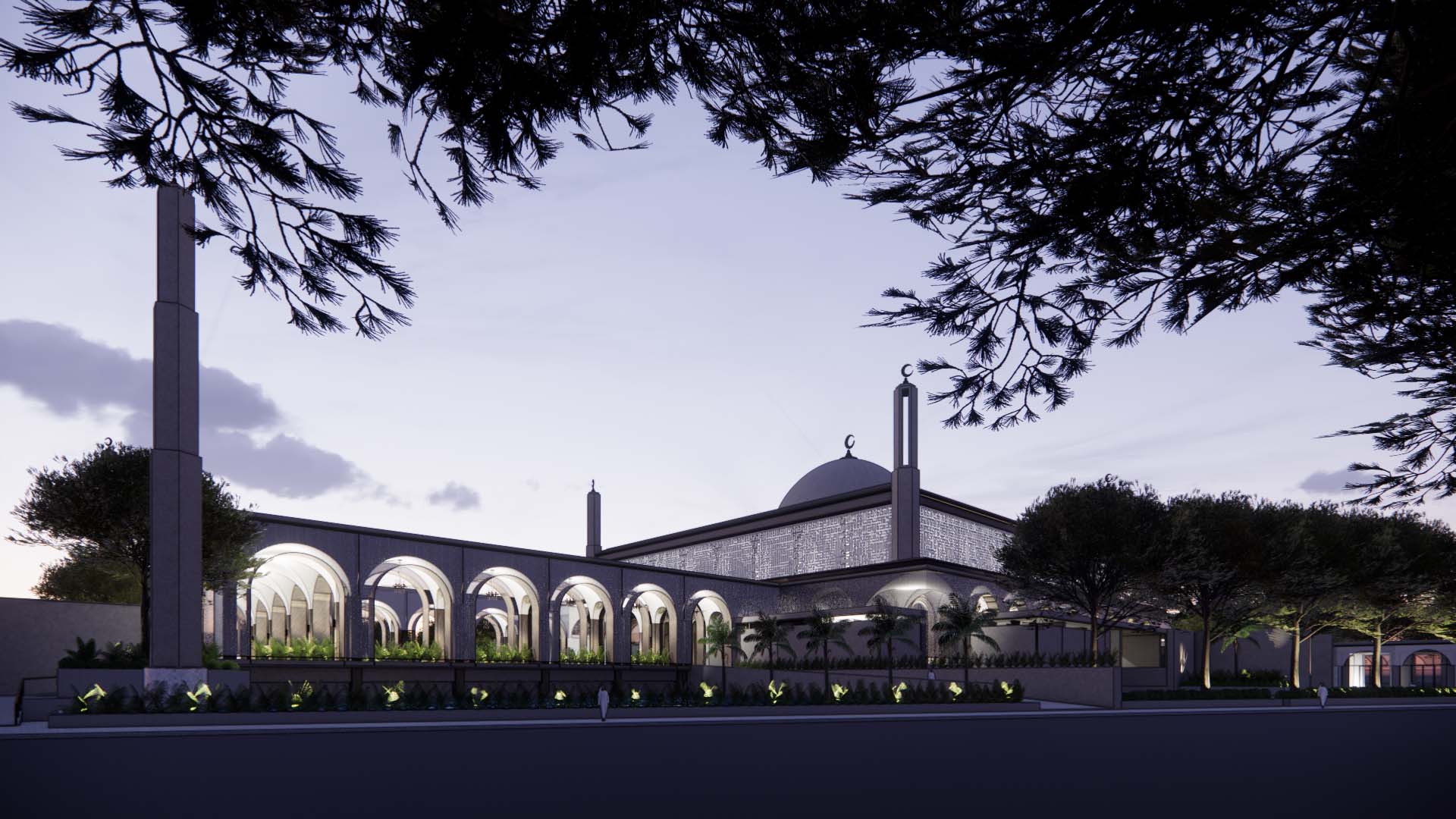 HI MOSQUE, Batulicin, Architecture, Interior, Conceptual