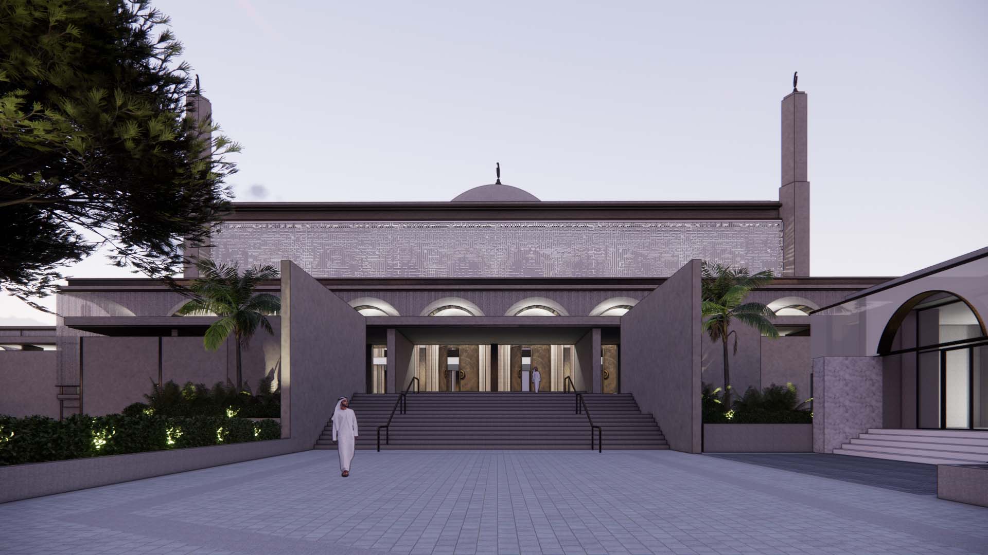HI MOSQUE, Batulicin, Architecture, Interior, Conceptual