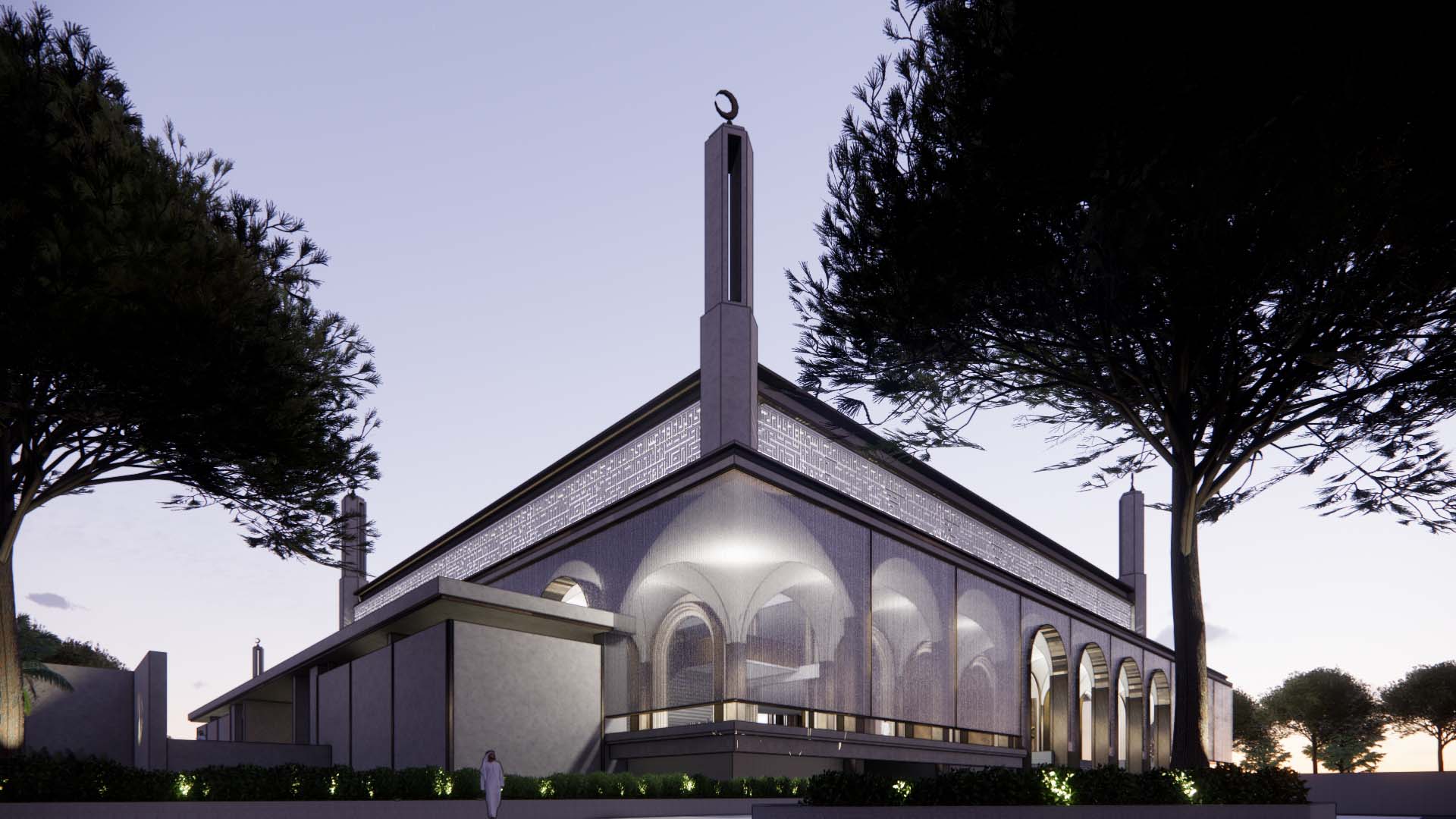 HI MOSQUE, Batulicin, Architecture, Interior, Conceptual