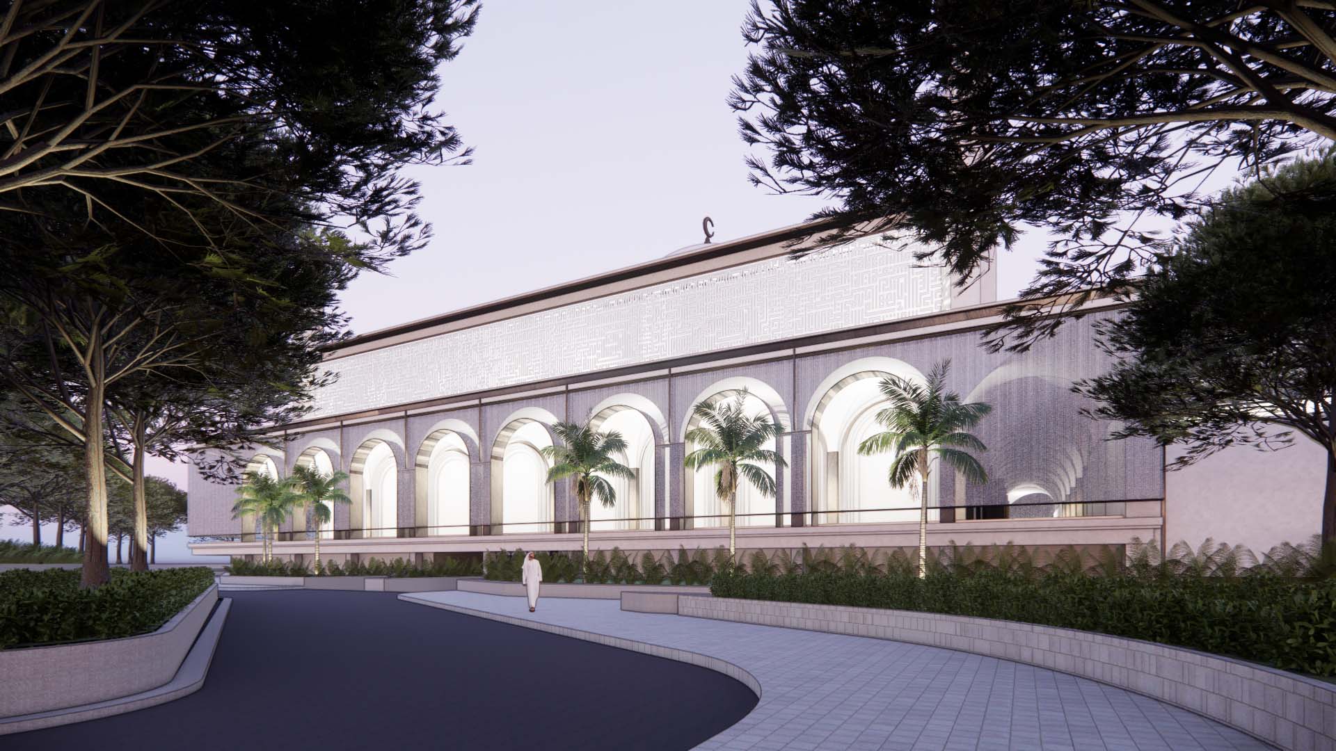 HI MOSQUE, Batulicin, Architecture, Interior, Conceptual