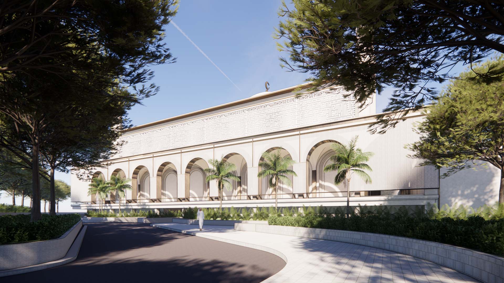 HI MOSQUE, Batulicin, Architecture, Interior, Conceptual