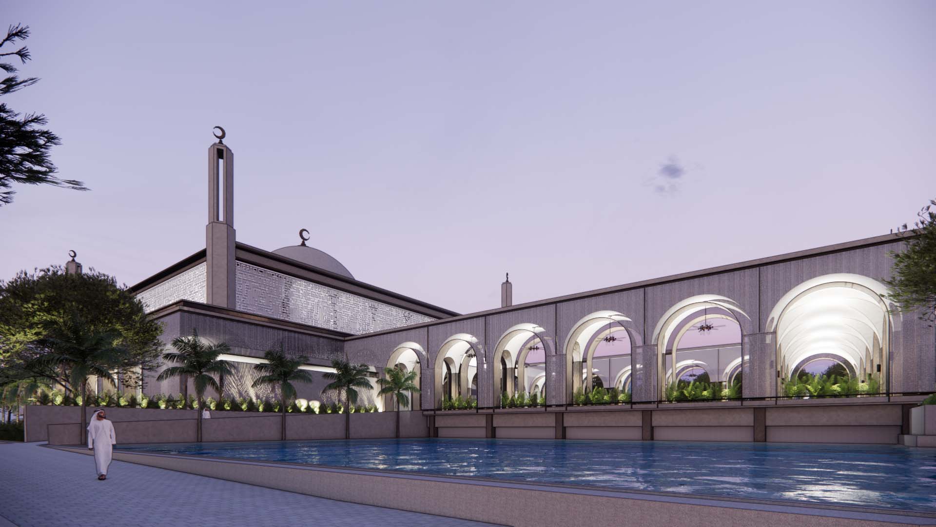 HI MOSQUE, Batulicin, Architecture, Interior, Conceptual