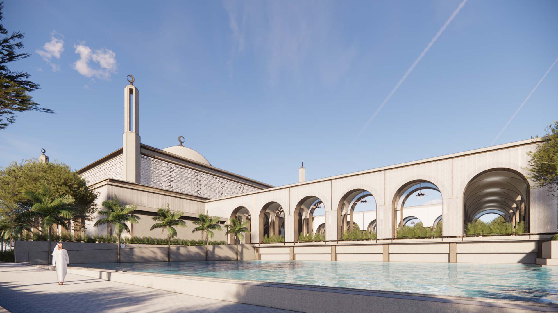 HI MOSQUE, Batulicin, Architecture, Interior, Conceptual