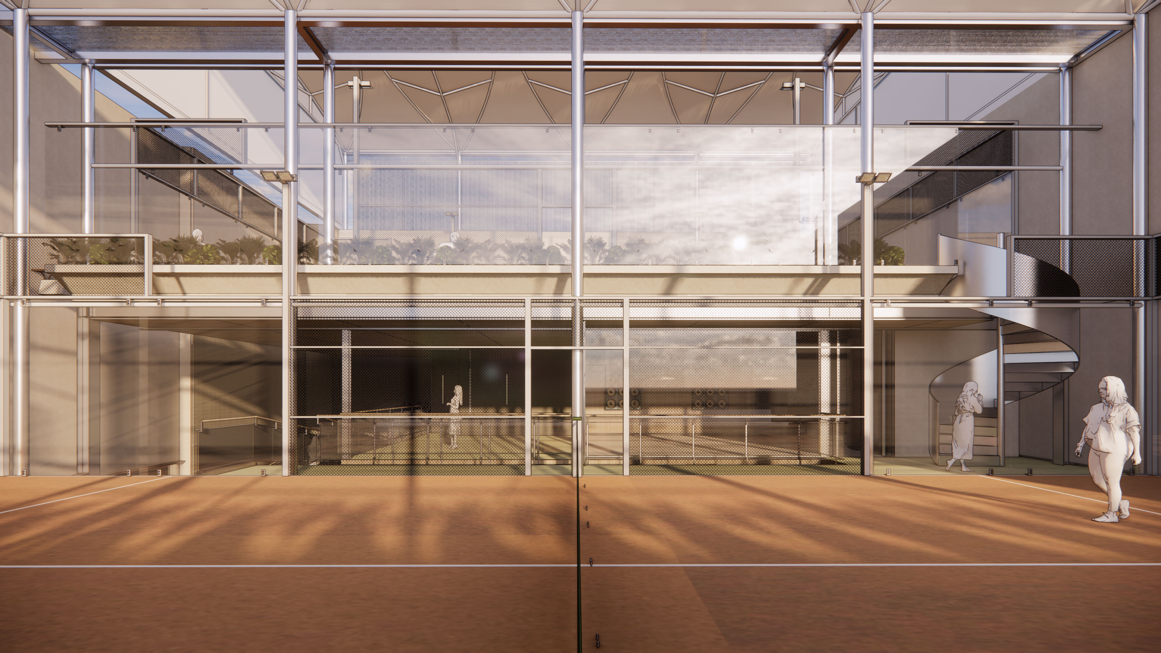 ABOVE PADEL, Ahmad Dahlan, Architecture, Ongoing